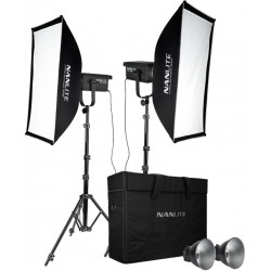 Nanlite FS-300 LED 2 light kit with stand - Arbejdslampe